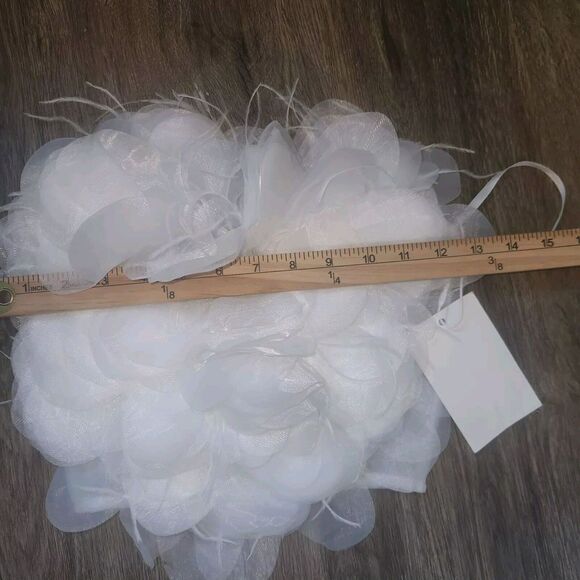 NWT Par‎ Violet Top Size Medium Tribute Bustier White Zip Back Designer - Picture 12 of 12